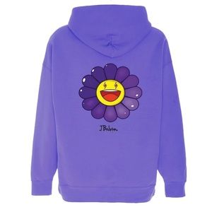 J Balvin Morado x Takashi Murakami flower hoodie